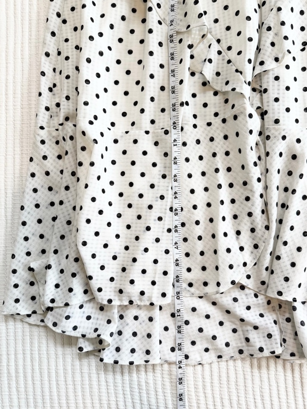 NWT Polka Dot Tiered Ruffle Maxi Dress - Picture 6 of 8